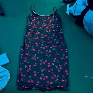 Size small cherry detailed dress